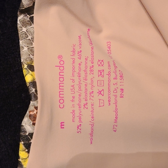 Commando Faux Leather Animal Legging - Picture 3 of 6